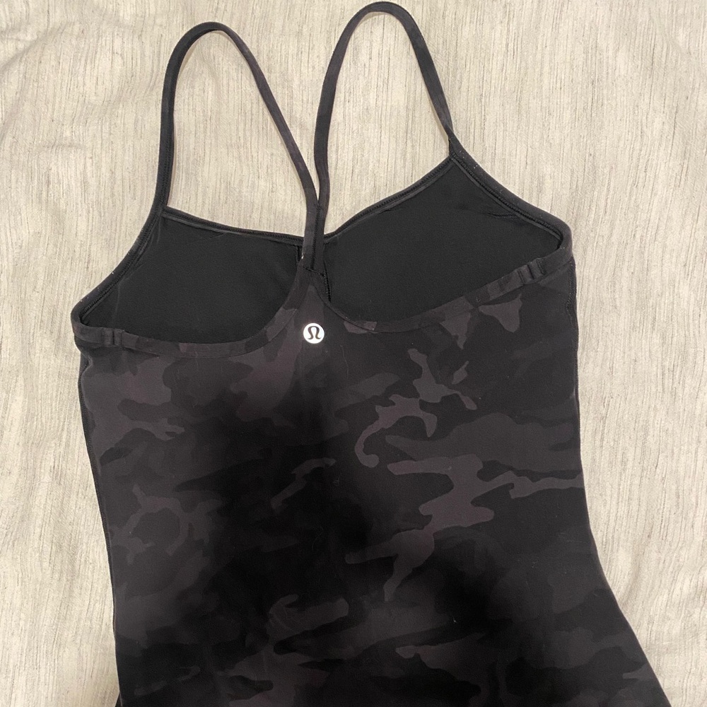 Lululemon racer back camo tank